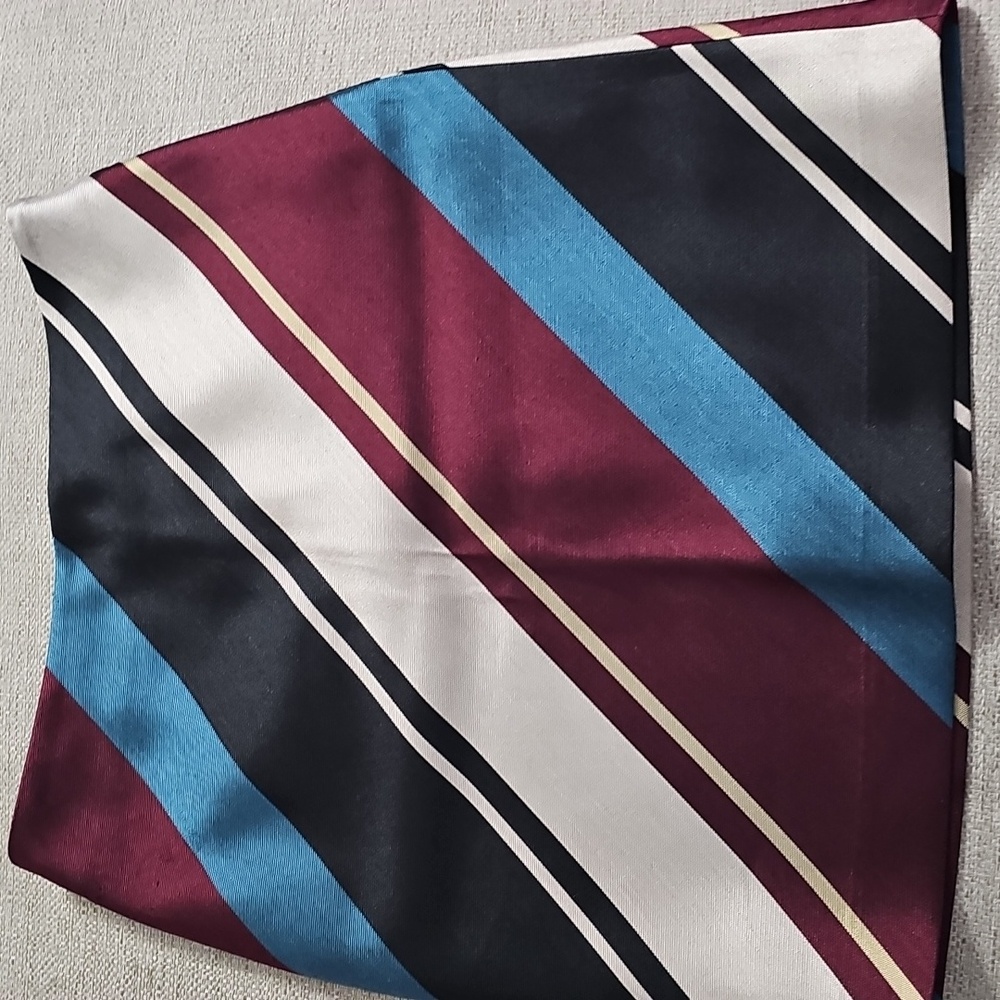 Ann Taylor Striped Multicolor Diagonal Colorblock A-line  Skirt Sz 6